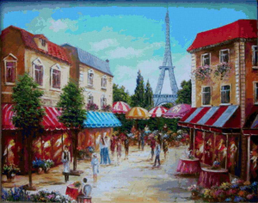 №149508 - эйфелевая башня, париж, улица - предпросмотр