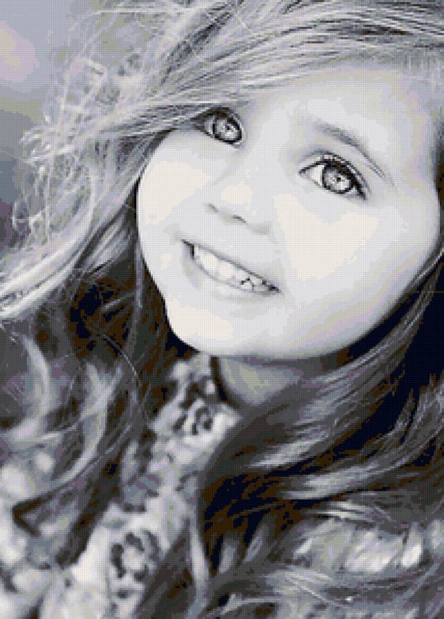 Портрет - портрет, девочка - предпросмотр