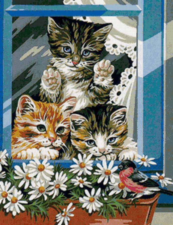 Три подружки под окном - предпросмотр