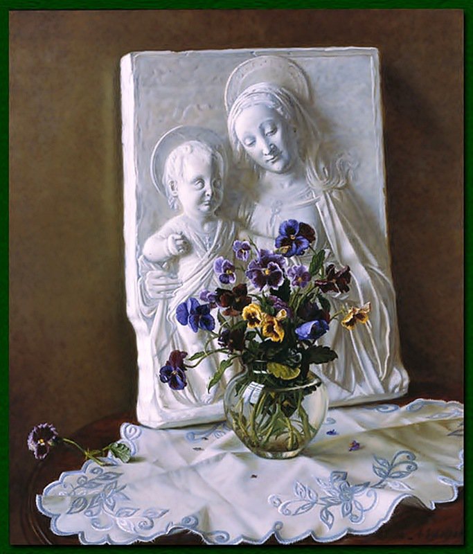 №150035 - живопись, картина, цветы, искусство - оригинал
