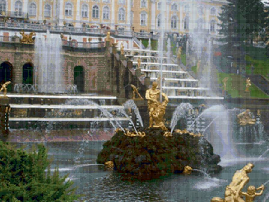 фонтан - фонтан, петергоф - предпросмотр