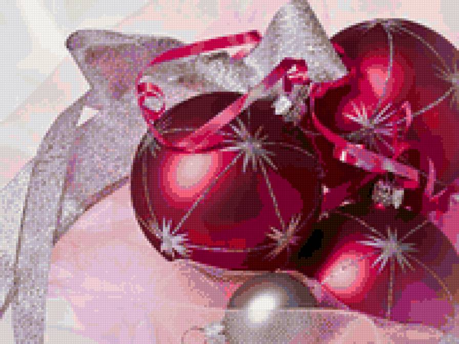 Новогодние шары - шар, украшение, новый год, игрушка - предпросмотр