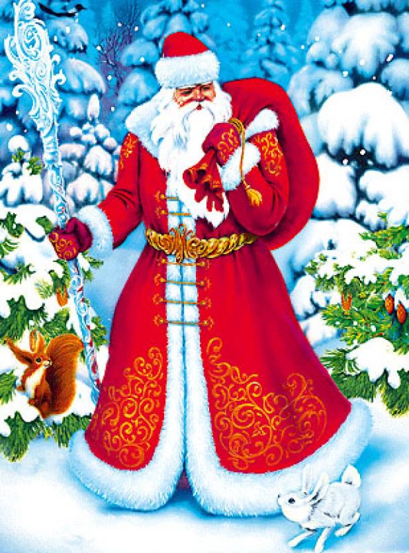 Дед Мороз - детям, дед мороз, сказка, новый год, елка - оригинал