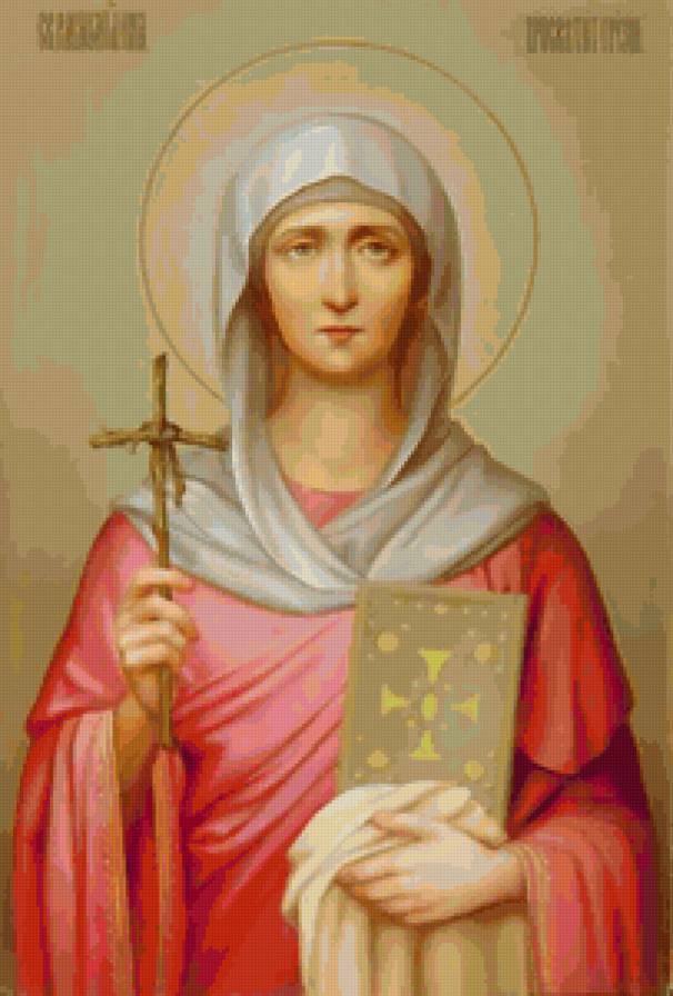 Серия "Иконы "Святая Нина" - иконы, святые, религия, православные иконы - предпросмотр