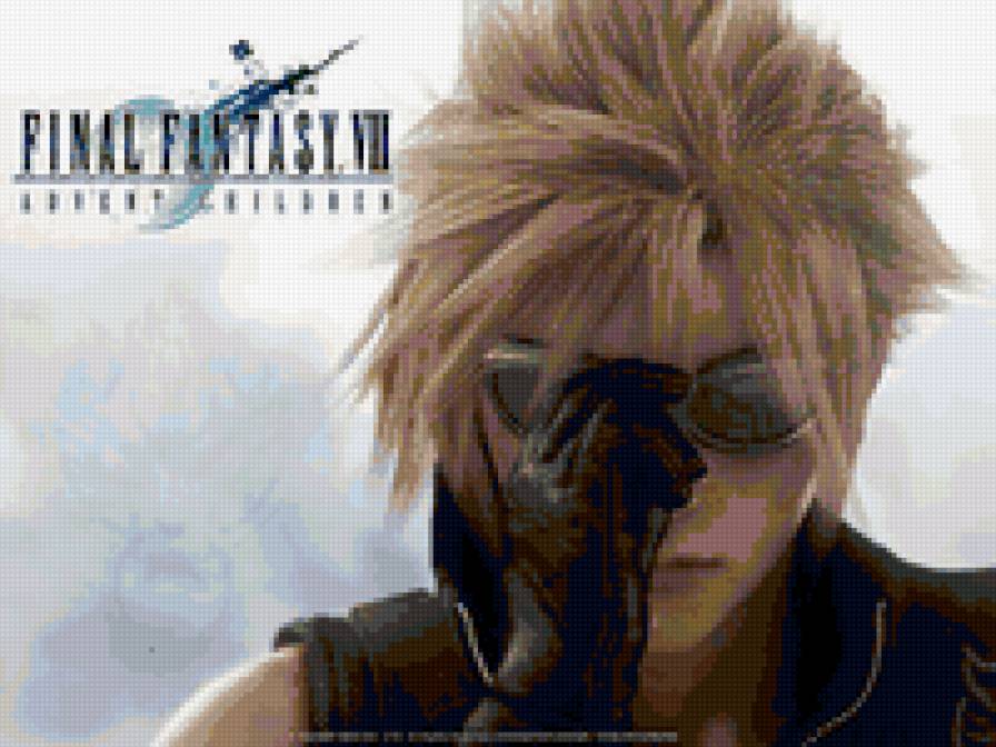 Cloud Strife - 60 цветов, 150х200 - клауд, cloud strife - предпросмотр