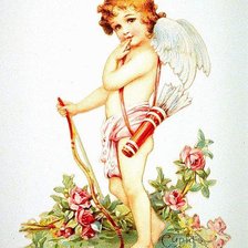 Оригинал схемы вышивки «Ангел» (№150747)