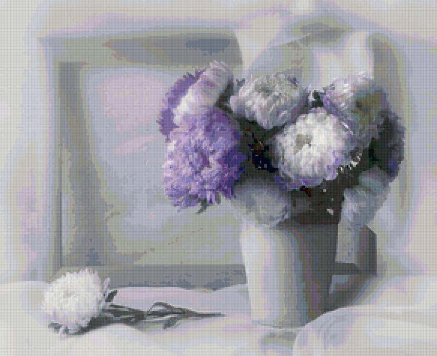 астры - астры, букет, цветы - предпросмотр