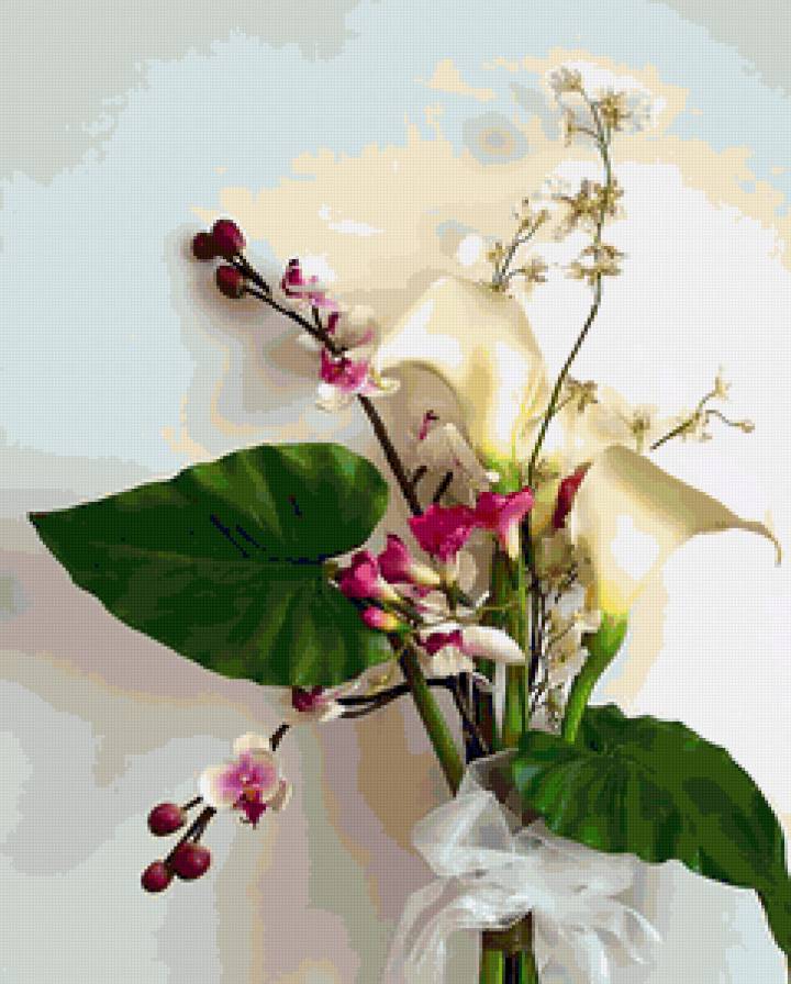 свадебный букет - цветы - предпросмотр