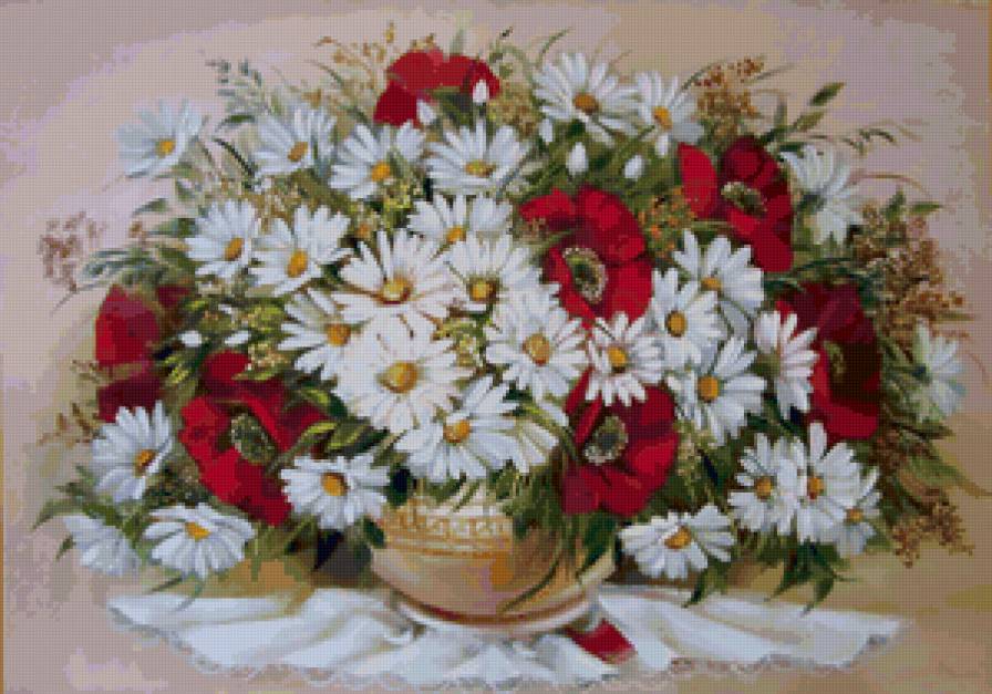 №151253 - цветы, букет, ваза - предпросмотр