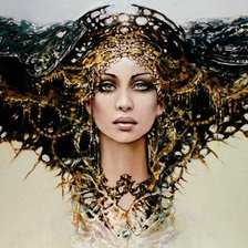 Схема вышивки «lady»