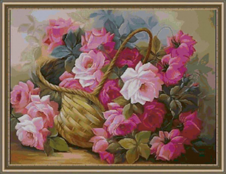 розы - цветы, розы.картина - предпросмотр