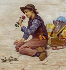 Схема вышивки «мальчик Венеции»