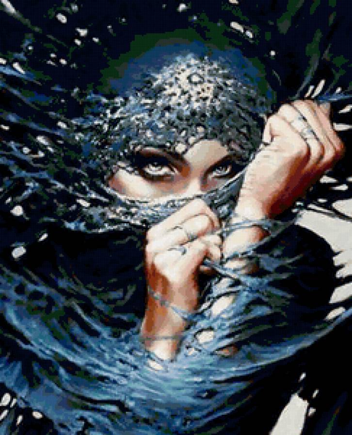 Красота женщины. Фрагмент - картина, женщина, портрет, карол бак, девушка, красота женщины - предпросмотр