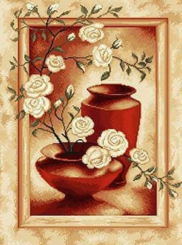 Розы в вазе (винтаж) - картина, красота, роза, винтаж - оригинал