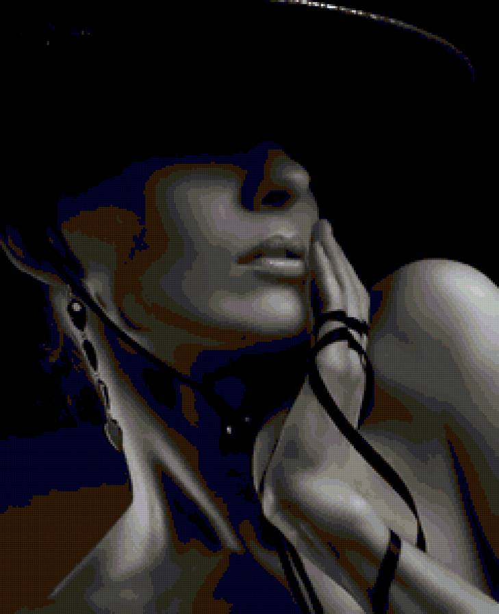 Изысканность - девушка, лицо - предпросмотр