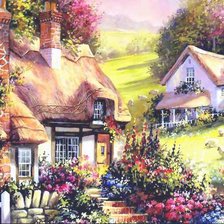 Схема вышивки «прекрасный вид»