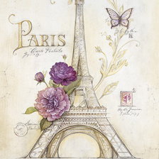 Схема вышивки «paris»