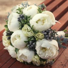 Схема вышивки «Пионы»