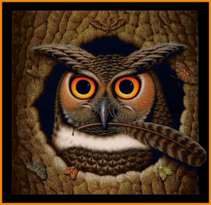 Филин - сказка, фантастика, птица, мифы - предпросмотр