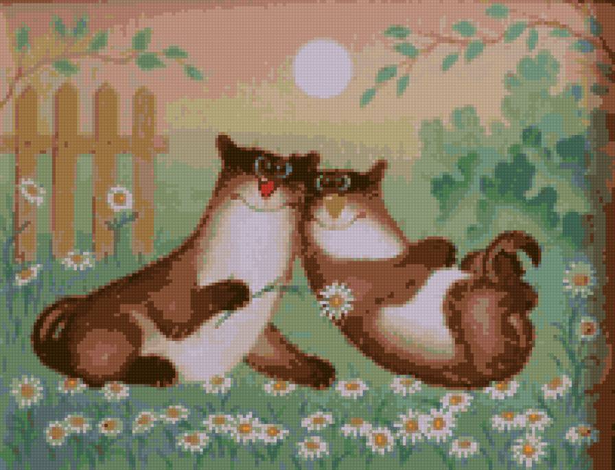 Котэ - пара, животные, кошки - предпросмотр