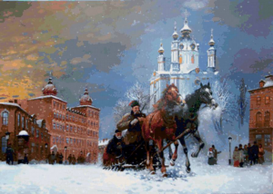 №152258 - зима, снег, гулянья - предпросмотр