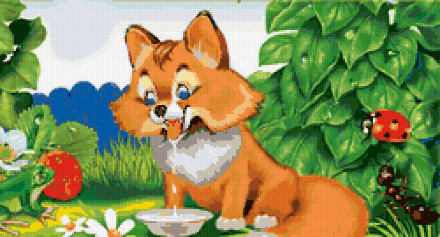 рыжий плут - лисенок - предпросмотр