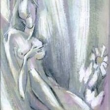 Схема вышивки «диптих" Адам и Ева"-Ева»