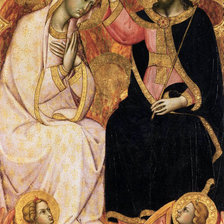 Схема вышивки «Андреа ди Бартоло.Коронование Марии.»