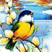 Схема вышивки «весна»