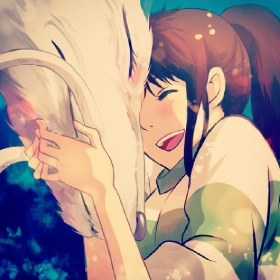 унесенные призраками - дракон, любовь, аниме, девочка - оригинал