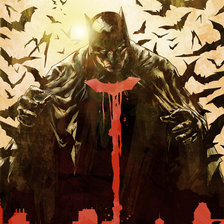 Схема вышивки «бэтмен»