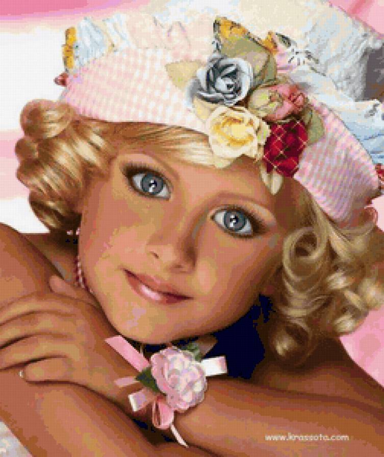 Девушка - девушка, шляпка - предпросмотр