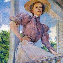 Схема вышивки «На фоне неба»