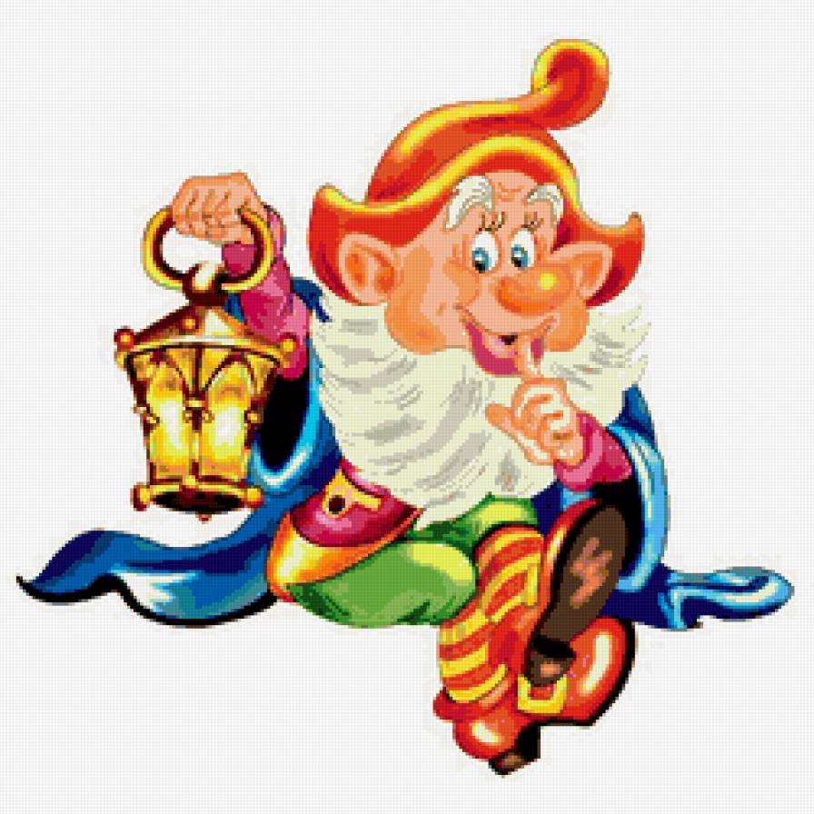 Гном - открытка, мультяшки, гномик - предпросмотр