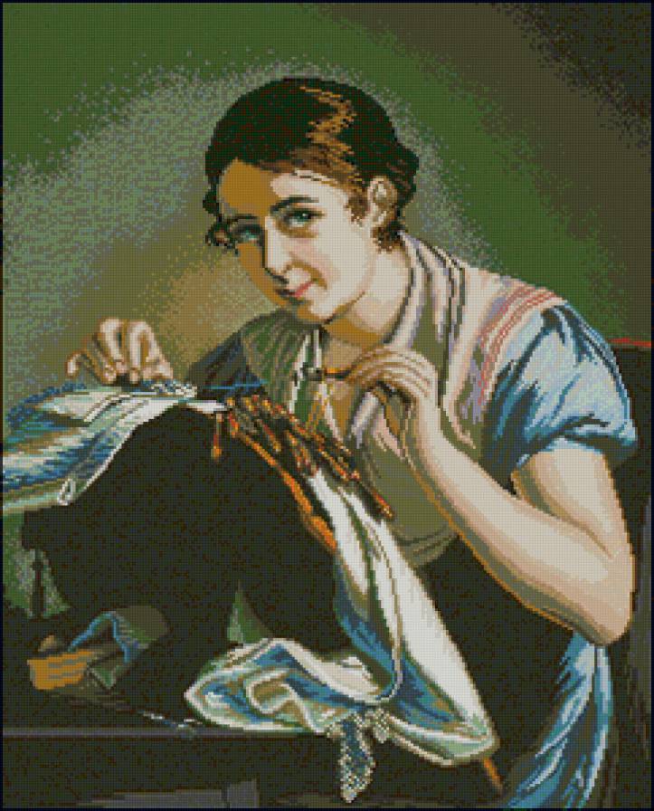 рукодельница - люди, девушка - предпросмотр