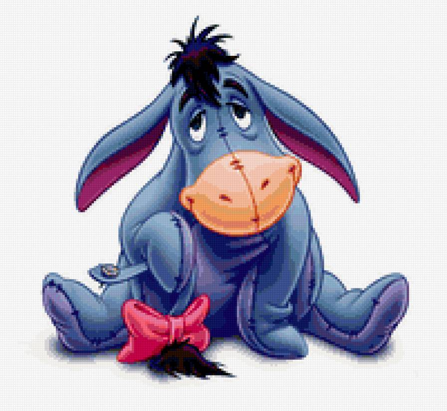 ослик - мультик, детское - предпросмотр