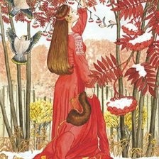 Схема вышивки «Леди Осень»