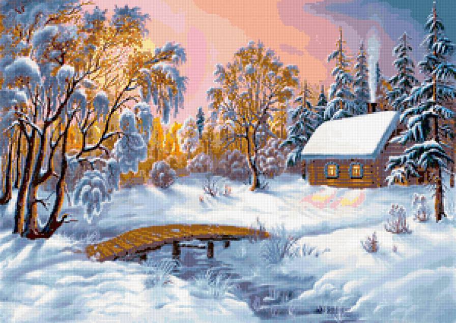 Зимняя сказка - времена года - предпросмотр