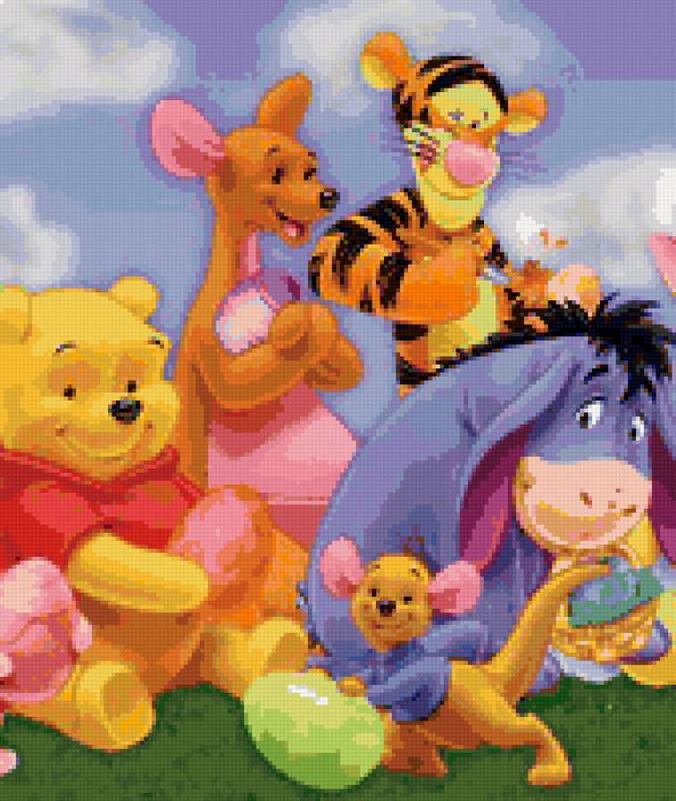 Мультгерои - винни пух, мульт - предпросмотр