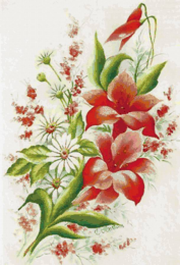 букет цветов - цветы - предпросмотр