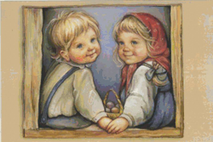 Дети - дети, живопись - предпросмотр