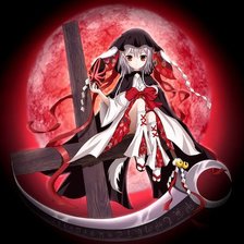 Схема вышивки «луная дева»