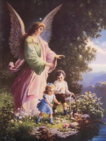 Ангел хранитель - ангел, детя, ребенок - оригинал