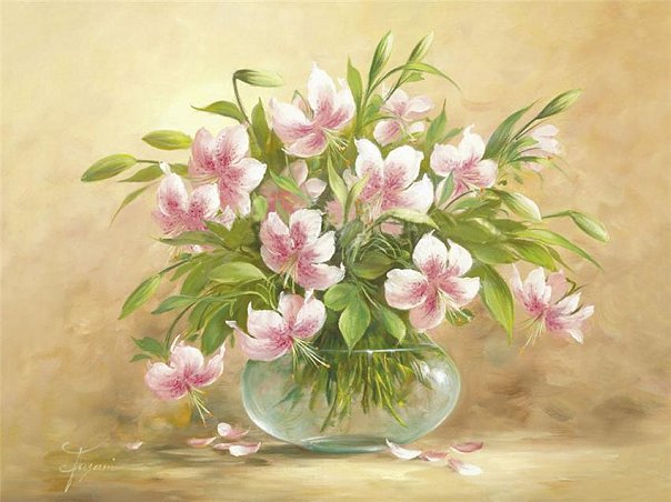 №157119 - букет, ваза, цветы - оригинал