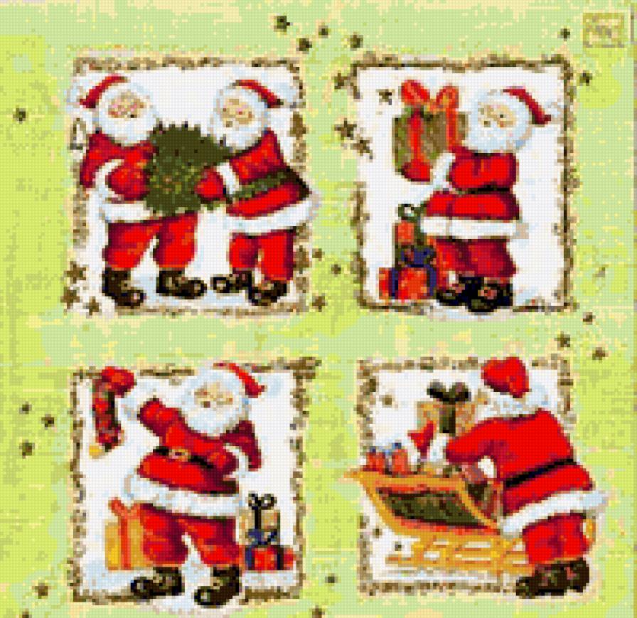 cvartet santa - santa claus - предпросмотр