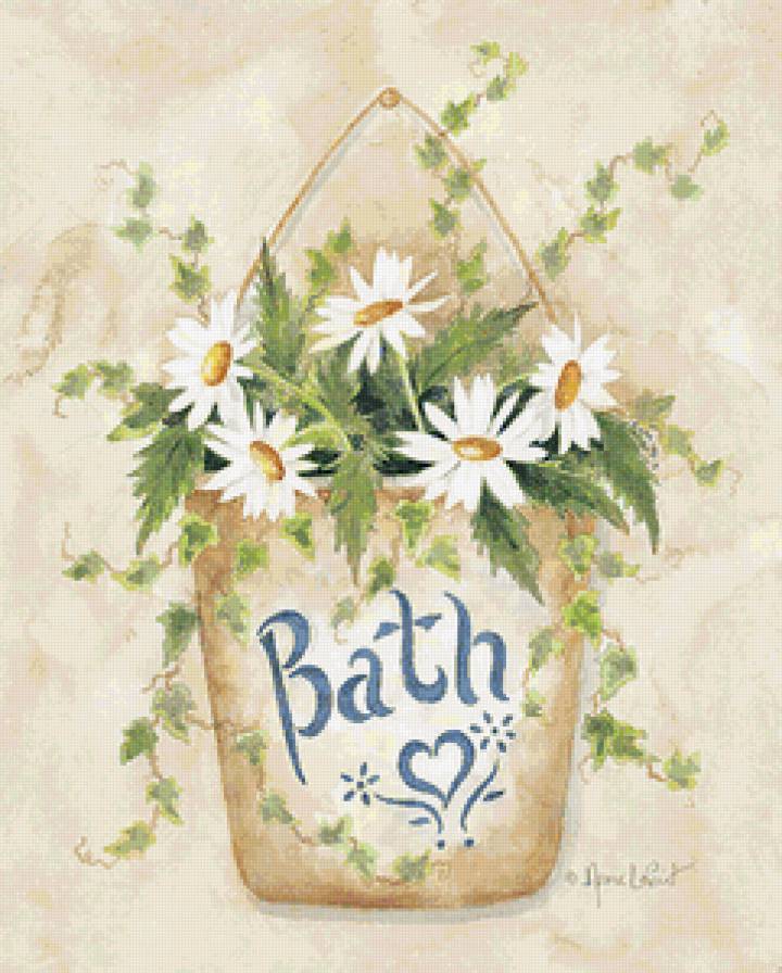 Ромашки - цветы, декор, живопись - предпросмотр