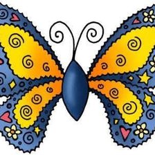 Оригинал схемы вышивки «butterfly» (№157319)