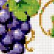 Предпросмотр схемы вышивки «Виноградный бордюр 1» (№157356)