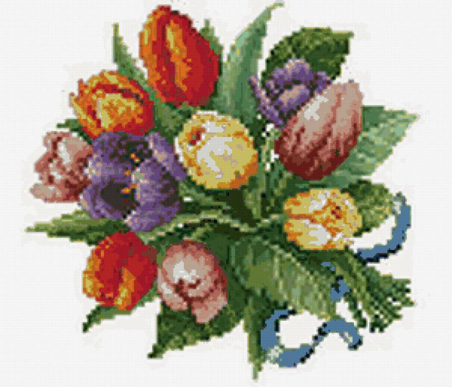 букет - букет, тюльпаны, цветы - предпросмотр