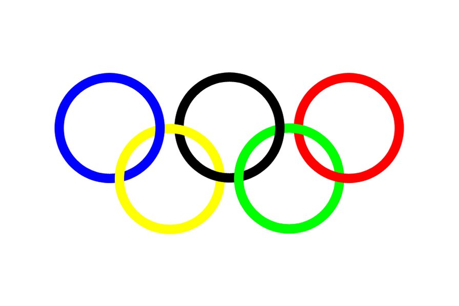 Олимпийские кольца - спорт - оригинал